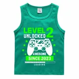 Boys Clothing T-shirts Sweaters Custom Birthday Celebration Game Loading Gamepad Tops