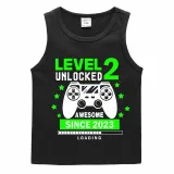 Boys Clothing T-shirts Sweaters Custom Birthday Celebration Game Loading Gamepad Tops
