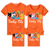 Family Matching Clothing Top Parent-kids Cartoon Mice 2023 Family Trip Family T-shirts