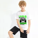 Boys Clothing T-shirts Sweaters Custom Birthday Celebration Game Loading Gamepad Tops