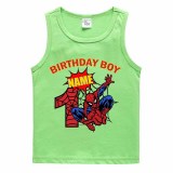 Boys Clothing T-shirts Sweaters Name Custom Birthday Celebration Cartoon Spider Boy Tops