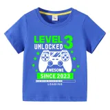 Boys Clothing T-shirts Sweaters Custom Birthday Celebration Game Loading Gamepad Tops