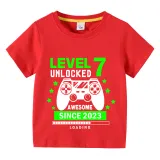 Boys Clothing T-shirts Sweaters Custom Birthday Celebration Game Loading Gamepad Tops