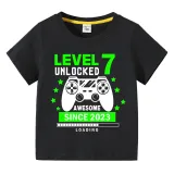Boys Clothing T-shirts Sweaters Custom Birthday Celebration Game Loading Gamepad Tops