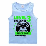 Boys Clothing T-shirts Sweaters Custom Birthday Celebration Game Loading Gamepad Tops