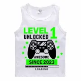 Boys Clothing T-shirts Sweaters Custom Birthday Celebration Game Loading Gamepad Tops