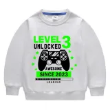 Boys Clothing T-shirts Sweaters Custom Birthday Celebration Game Loading Gamepad Tops