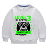 Boys Clothing T-shirts Sweaters Custom Birthday Celebration Game Loading Gamepad Tops