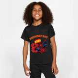 Boys Clothing T-shirts Sweaters Name Custom Birthday Celebration Cartoon Spider Boy Tops