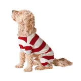 Christmas Family Matching Pajamas Sleepwear Sets Christmas Red Stripes Top and Pants
