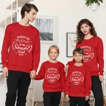 Family Christmas Multicolor Matching Sweater Merry Christmas Plus Velvet Pullover Hoodies