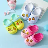Toddler Kids Summer Slipper Cartoon Honey Bear Clog Slipper