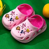 Toddler Kids Summer Slipper Cartoon Bear Accessories Clog Slipper