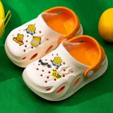 Toddler Kids Summer Slipper Cartoon Honey Bee Accessories Clog Slipper