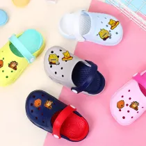 Toddler Kids Summer Slipper Cartoon Honey Bear Clog Slipper