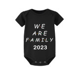 2023 Christmas Matching Family Pajamas Exclusive We Are Family Black Pajamas Set