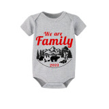 2023 Christmas Matching Family Pajamas Christmas Exclusive Design We are Family Polar Bear Short Pajamas Set