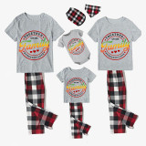 Family Matching Pajamas Exclusive Design Together We Are Family Bonded By Love Gray Short Long Pajamas Set
