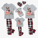 Christmas Matching Family Pajamas Dachshund Merry Christmas Short Sleeve Pajamas Set