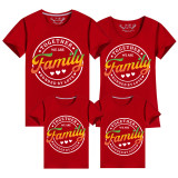 Family Matching Clothing Top Parent-kids Together We Are Family Bonded By Love Family T-shirts