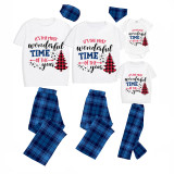 Christmas Matching Family Pajamas It's The Most Wonderful Time of The Year Christmas Tree Short Pajamas Set