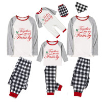 Christmas Matching Family Pajamas We Are Family Together White Pajamas Set