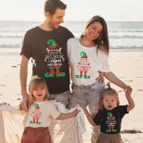 Family Matching Christmas Tops Exclusive Design I am On The Naughty List Family Christmas T-shirt