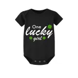 Family Matching Pajamas Exclusive Design One Lucky Black And Red Plaid Pants Pajamas Set