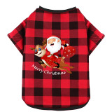 Christmas Design Santa Deer Christmas Dog Cloth with Scarf