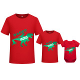 Father's Day Matching Clothing Top Father-kids Baby Saurus Family T-shirts