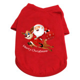Christmas Design Santa Deer Christmas Dog Cloth with Scarf
