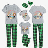 Family Matching Pajamas Exclusive Design Explore More Car Green Plaid Pants Pajamas Set