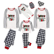 Christmas Matching Family Pajamas Merry Christmas Y'll White Top Pajamas Set