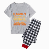 Family Matching Pajamas Exclusive Design Family Where Life Begins And Love Never Ends Gray Short Long Pajamas Set