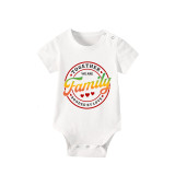 Family Matching Pajamas Exclusive Design Together We Are Family Bonded By Love White Short Pajamas Set