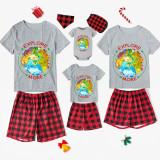 Family Matching Pajamas Exclusive Design Explore More Earth White Short Pajamas Set