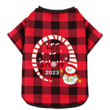 Christmas Design 2023 Let It Snow Christmas Dog Cloth with Scarf