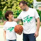Father's Day Matching Clothing Top Father-kids Baby Saurus Family T-shirts