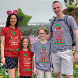 Family Matching Christmas Tops Exclusive Design I am On The Naughty List Family Christmas T-shirt