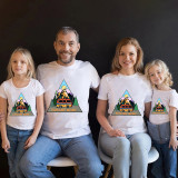 Family Matching Clothing Top Parent-kids Explore More Bus Family T-shirts