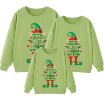 Family Matching Christmas Tops Exclusive Design Naughty List Family Christmas Sweatshirt