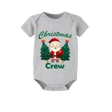 Christmas Matching Family Pajamas Merry Christmas Elephant Santa Short Gray Pajamas Set