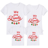 Family Matching Christmas Tops Exclusive Design 2023 We are Family Christmas T-shirt