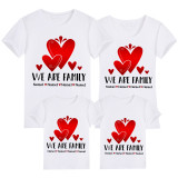 Family Matching Clothing Top Parent-kids Family Family Name Diy T-shirts