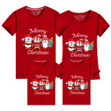 Family Matching Christmas Tops Exclusive Design Merry Christmas Penguin Family Christmas T-shirt