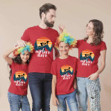 Family Matching Clothing Top Parent-kids Explore More Climbing Family T-shirts