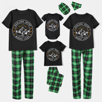 Family Matching Pajamas Exclusive Design Explore More Worry Less Black Pajamas Set