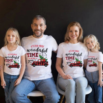 Family Matching Christmas Tops Exclusive Design It's The Most Wonderful Time of The Year Family Christmas T-shirt