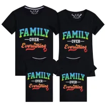 Family Matching Clothing Top Parent-kids Family Over Everthing Family T-shirts