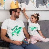 Father's Day Matching Clothing Top Father-kids Baby Saurus Family T-shirts